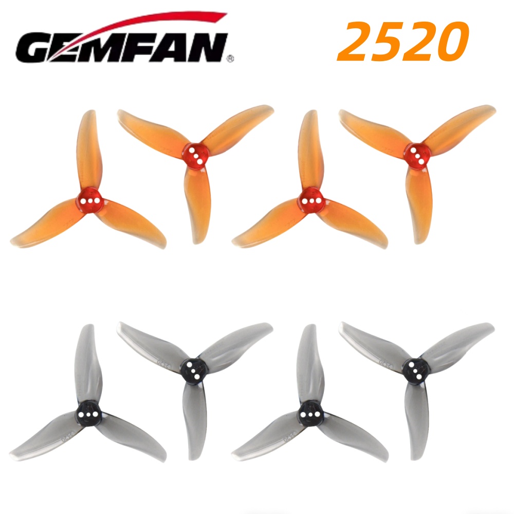 Drone Racing Propeller - 4 Pasang Gemfan Hurricane 2520 2.5X2X3