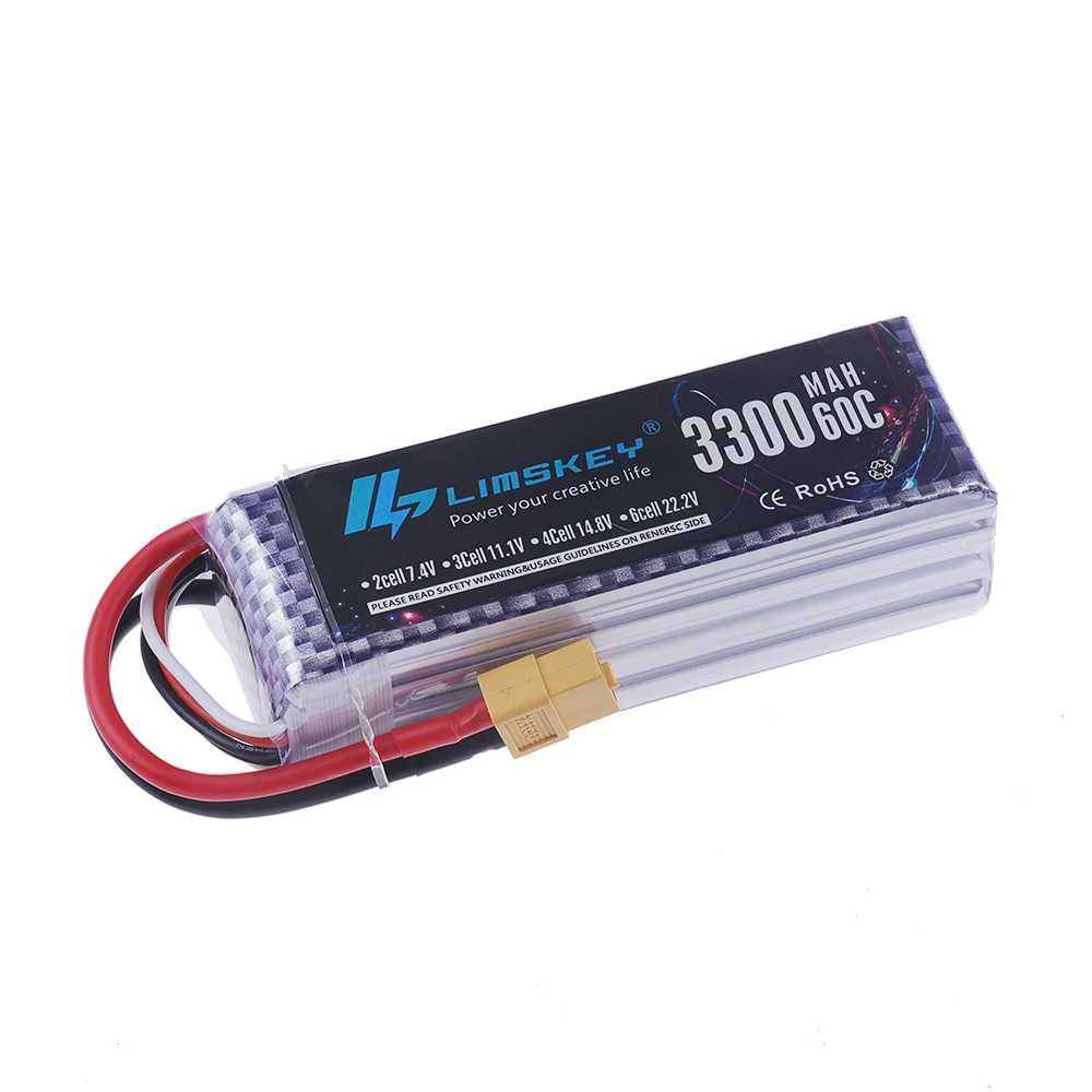 Baterai LiPo 4S 14.8V 3300mAh  - Drone Racing Battery ulasan dan harga