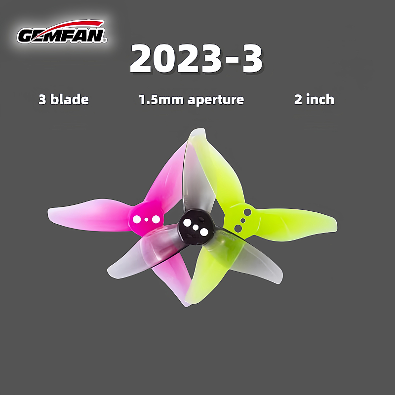 Gemfan 2023 baling-baling tiga - Drone Racing Gate ulasan dan harga