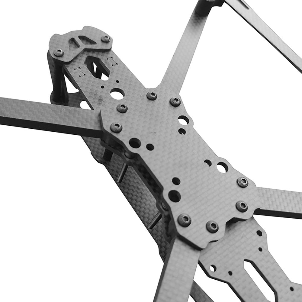 MARK V2 8/9/10 inci 3K Serat K - Drone Racing Frame ulasan dan harga