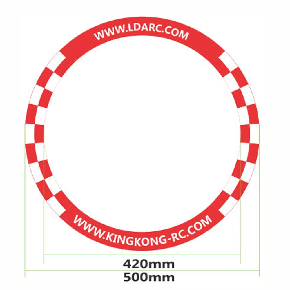 5 buah LDARC 500mm pintu gerba - Drone Racing Flag ulasan dan harga