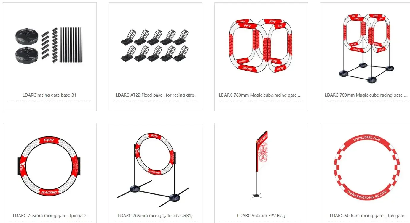 Gerbang balap LDARC 500mm/765m - Drone Racing Flag ulasan dan harga