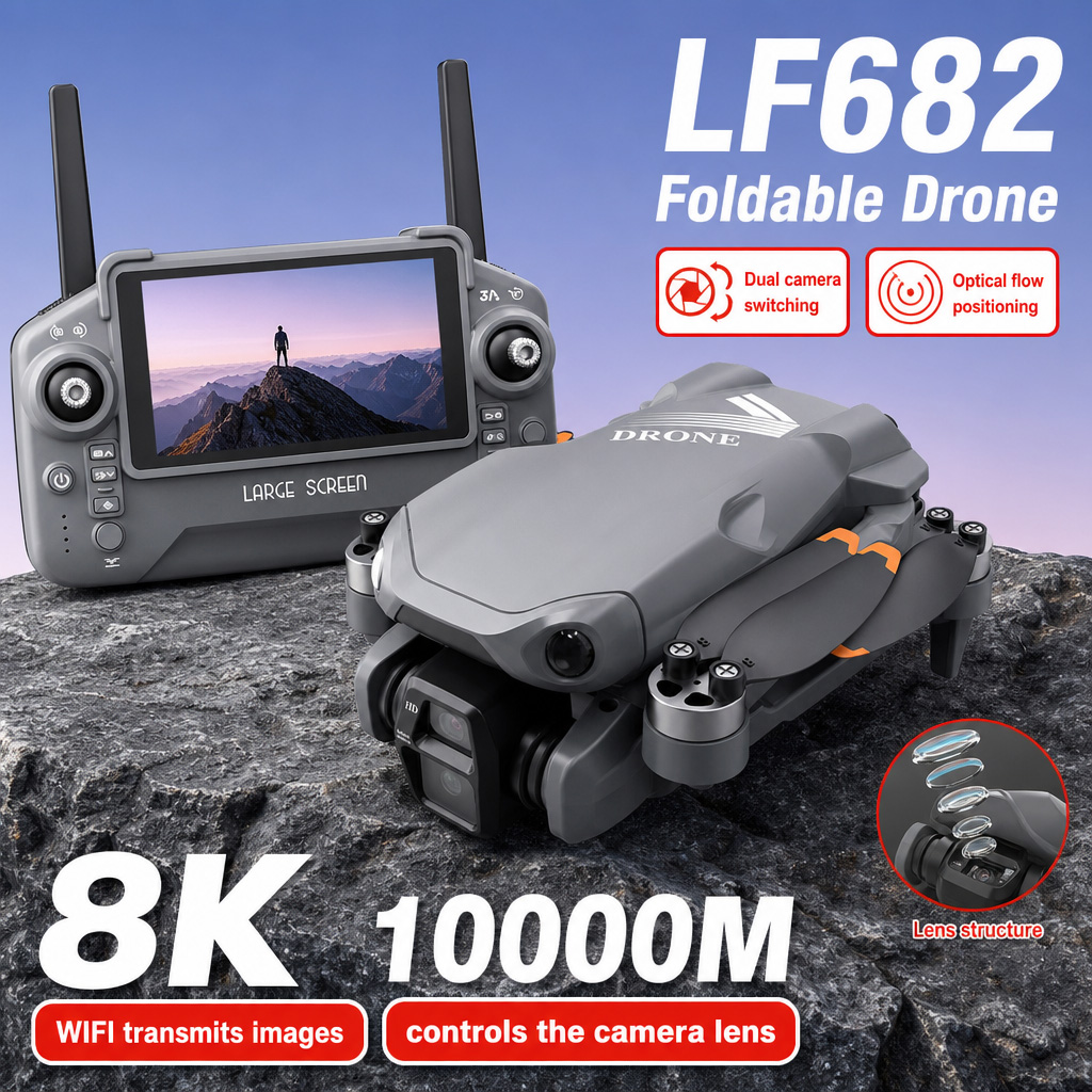 Foto Udara Drone LF682 8K HD K - Drone Racing Camera ulasan dan harga