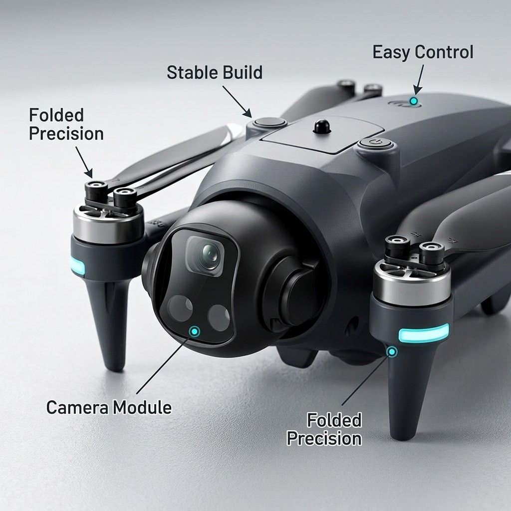 Drone Potensic GPS Auto Return - Drone Racing Vtx ulasan dan harga