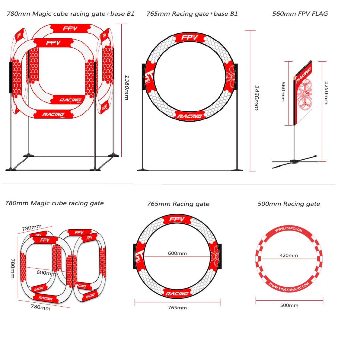 Drone FPV Racing Goal Gate unt - Drone Racing Flag ulasan dan harga