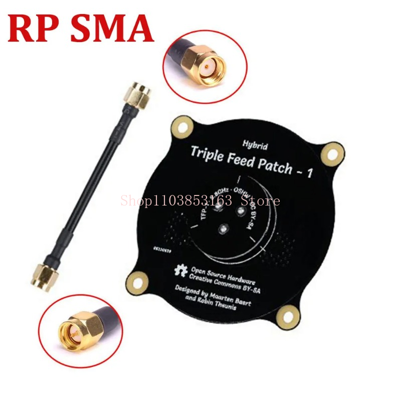 Antena Triple Feed Patch 5.8GH - Drone Racing Goggles ulasan dan harga